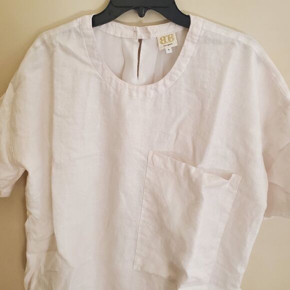 Boo Gemes White Linen Tunic S - Picture 11 of 11